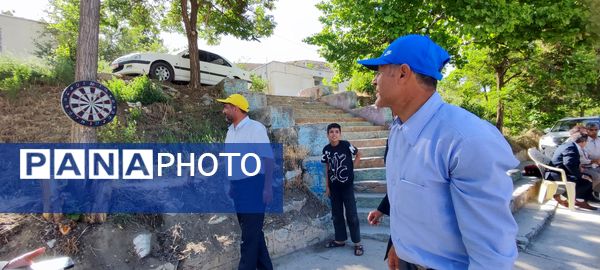 برگزاری مسابقات دارت در اردوی یک روزه مربیان پیشتاز سدبارزو شهرستان شیروان
