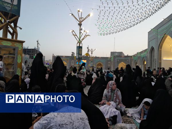 شب میلاد امام هشتم شعیان در حرم مطهر رضوی