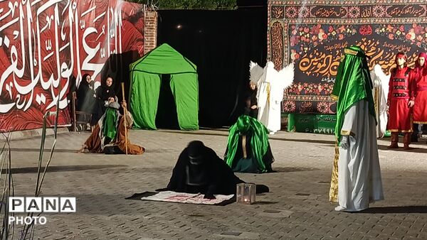 مراسم شبیه خوانی در میدان باغشمال تبریز