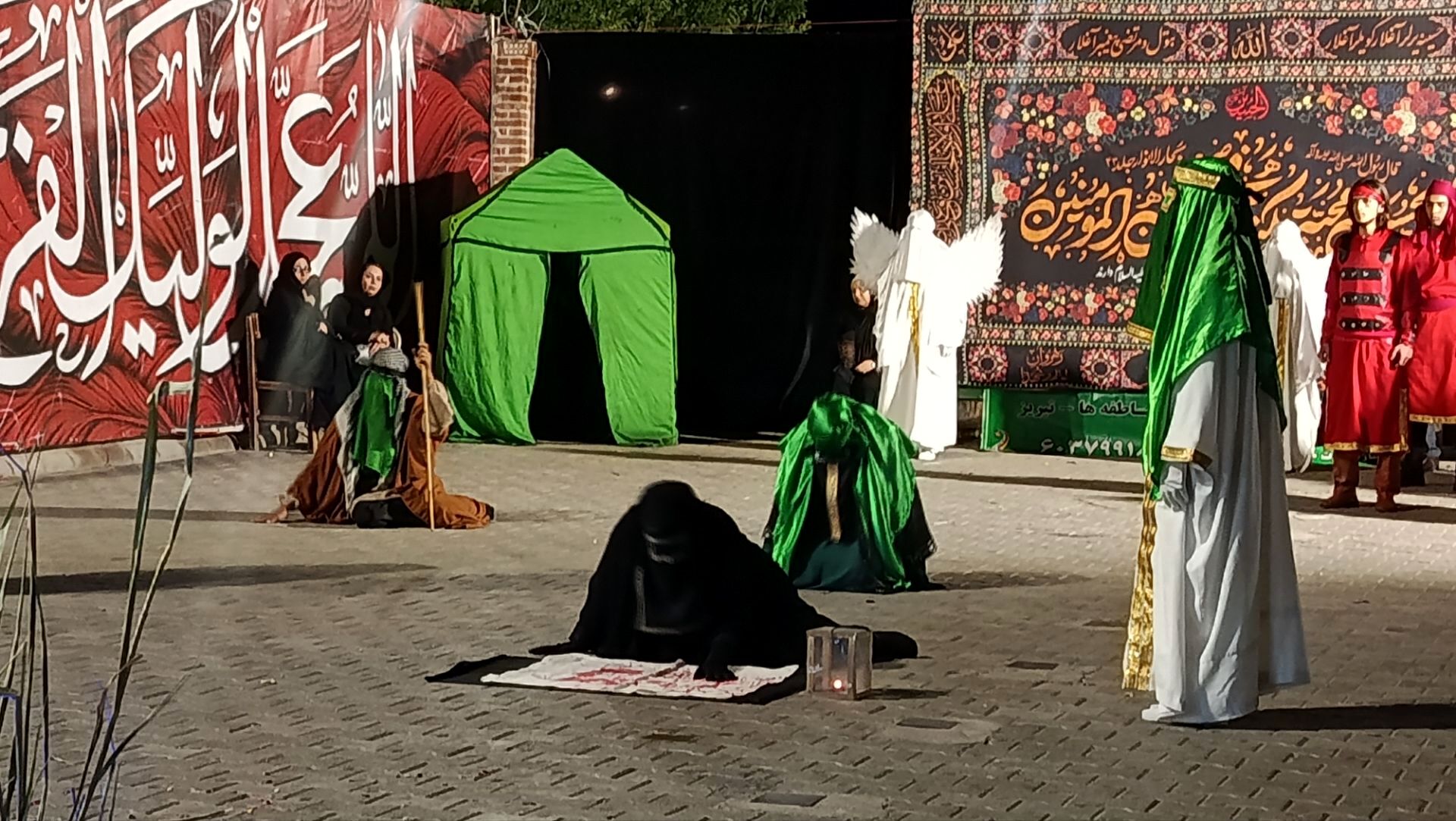 مراسم شبیه خوانی در میدان باغشمال تبریز