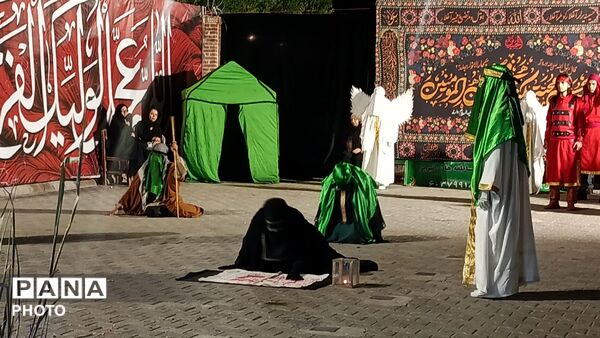 مراسم شبیه خوانی در میدان باغشمال تبریز