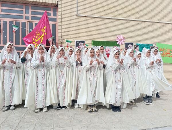 جشن نیمه شعبان در دبستان خدیجه کبری ابرکوه
