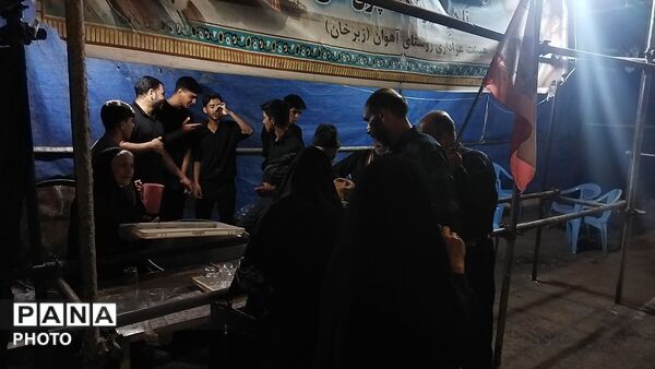 موکب شهدای روستای آهوان در صد و بیست و دومین شب