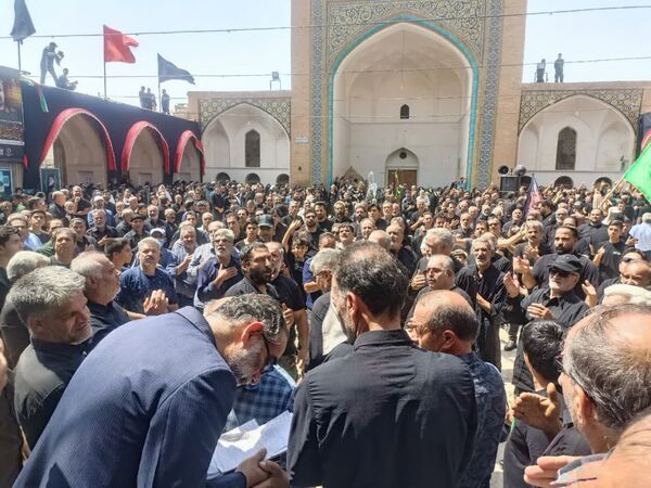 مراسم اربعین حسینی در کربلای ایران؛ باحضور پرشور زائران از سراسر کشور تا حرم مطهر حضرت سلطانعلی (ع)