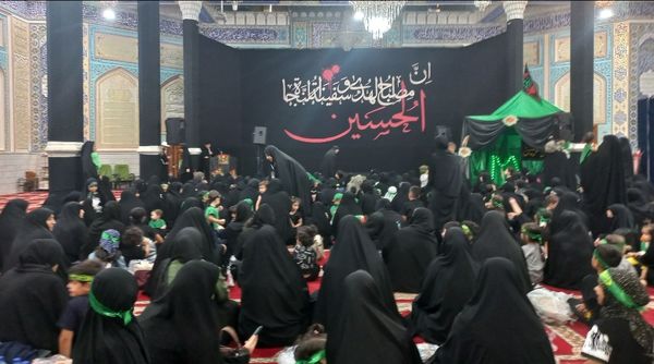 شیرخوارگان حسینی در مسجد جامع امام محمدباقر (ع)