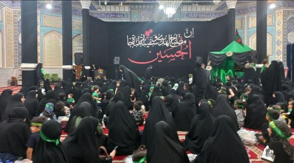 شیرخوارگان حسینی در مسجد جامع امام محمدباقر (ع)