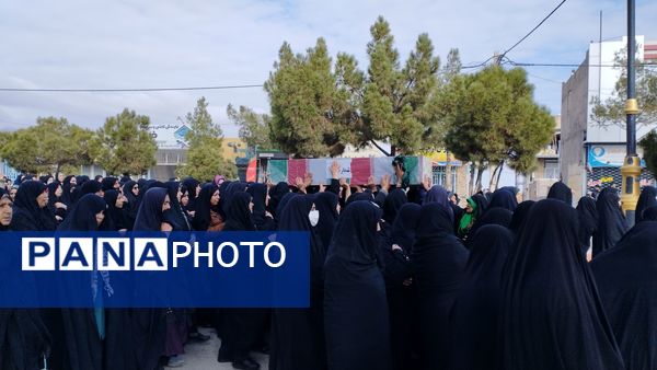 تشیع پیکر شهدای‌گمنام در زیر‌کوه