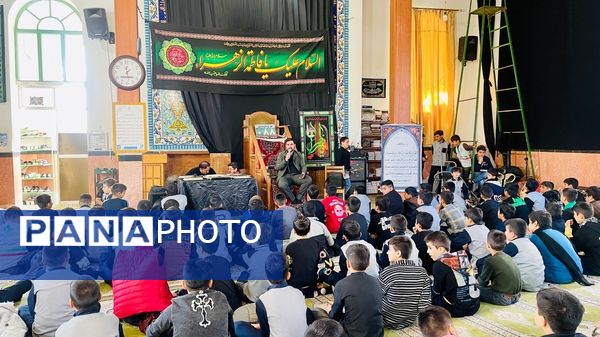 مراسم شهادت حضرت زهرا (س) در مدرسه معلم آشخانه 