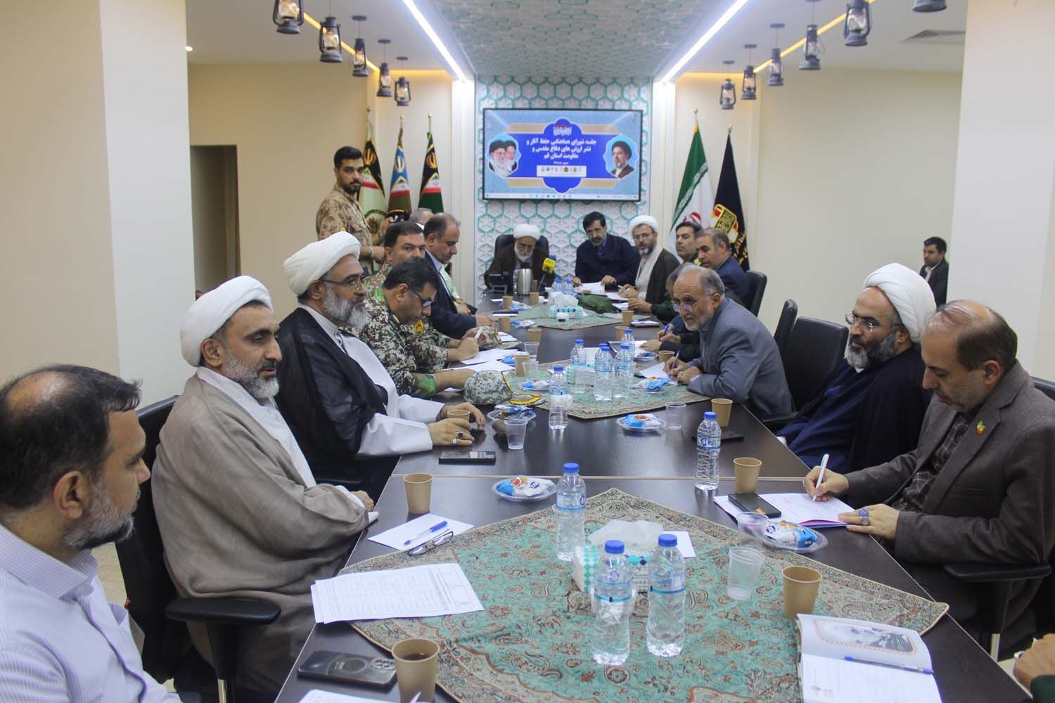 نشست شورای هماهنگی حفظ آثار دفاع مقدس و مقاومت استان قم