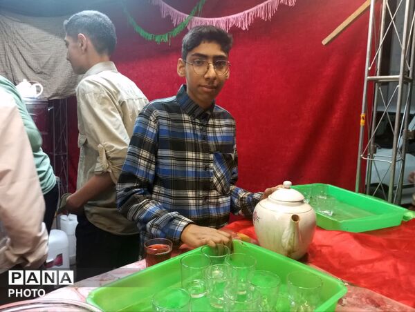 موکب دانش‌آموزی محله امامشهر یزد