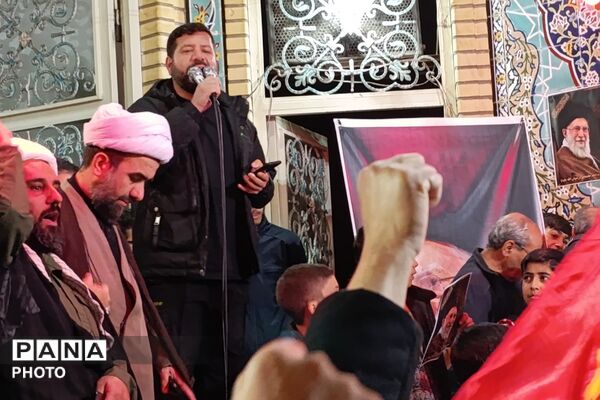 اجتماع مردم باقرآباد قرچک در سوگواری و انتقام جویی شهادت رهبر فرزانه ایران