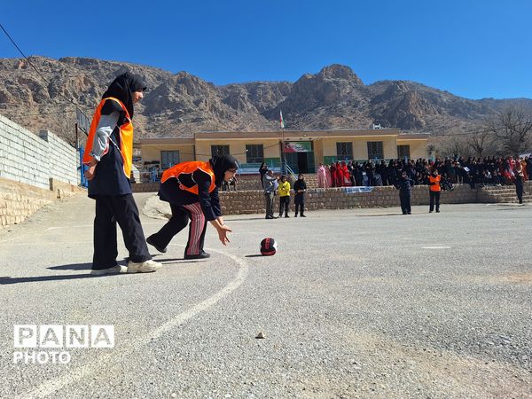 رقابت مسابقه داژبال دانش‌آموزان شلیل و ملک‌شیر