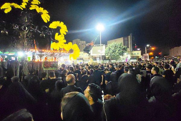 مراسم عاشورای حسینی در ناحیه 2 شهرری 