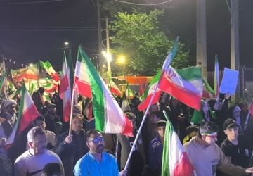 تجدید میثاق مردم زرقان با آرمان‌های رهبری