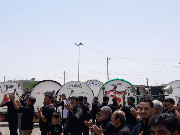 بزرگترین همایش روز عاشورای حسینی در دهنو خلیل‌آباد