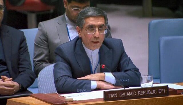 نماینده ایران: تقاضای آمریکا برای برگزاری جلسه شورای امنیت شرم‌آور است