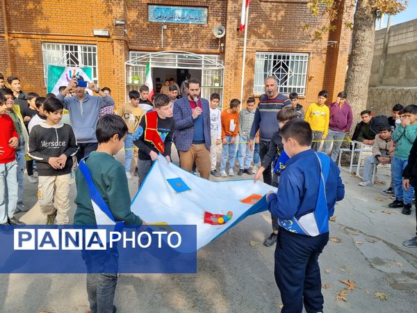 لیگ مدرسه‌ای بازی‌های تاما در دبیرستان نمونه دولتی پژوهش آشخانه 