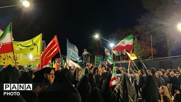 عزاداری گسترده در خیابان خرمشهر کاشمر همزمان با اجتماعات شبانه
