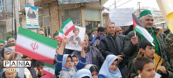 راهپیمایی روز جهانی قدس در شهر بار نیشابور