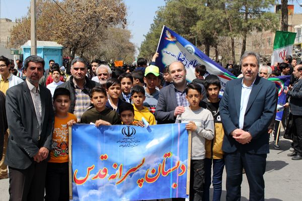 راهپیمایی روز جهانی قدس در شهرستان چناران