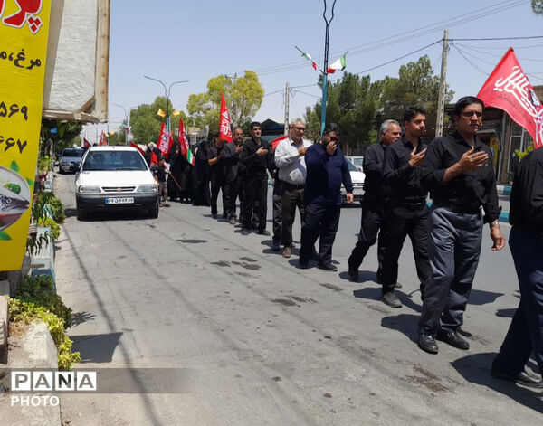میدان جمهوری اسلامی شهرستان خاتم در سوگ امام حسن عسکری (ع)