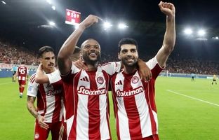 قهرمانی المپیاکوس در شب گلزنی طارمی