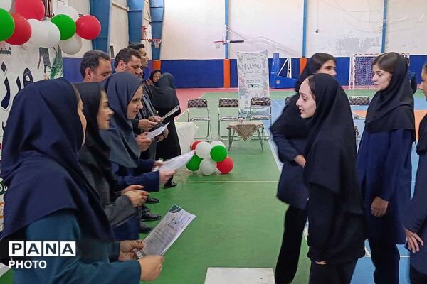 شور و نشاط ورزشی دانش‌آموزان دختران خراسان شمالی در قاب اختتامیه تابستانی