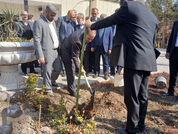 کاشت نهال یادمان صحن دانش تا کرسی قانون‌گذاری 