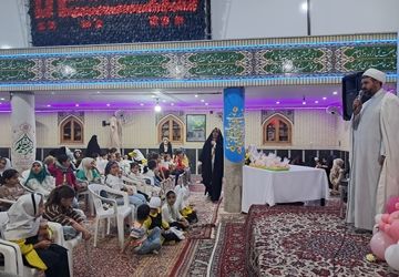 شور وشادی دختران در جشن میلاد جلوه کوثر