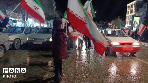 رژه خودرویی در حسینیه امام خامنه‌ای نیشابور 