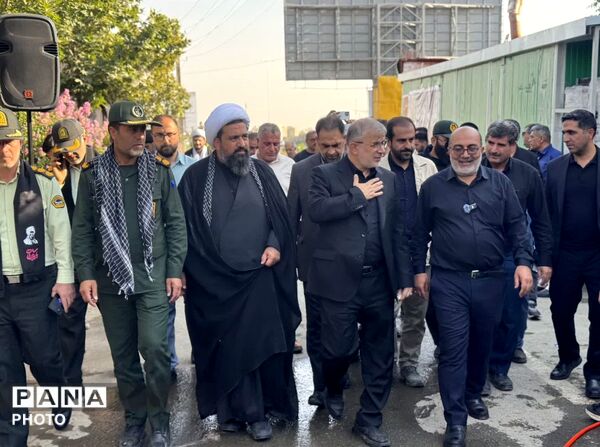موکب مرکزی شهرستان چهارباغ برای اسکان و پذیرایی از زائران تشییع رهبر شهید 