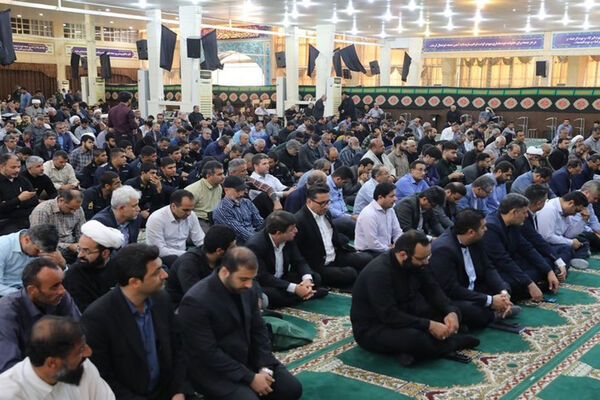 مراسم سوگواری سیدالشهدای خدمت در بوشهر