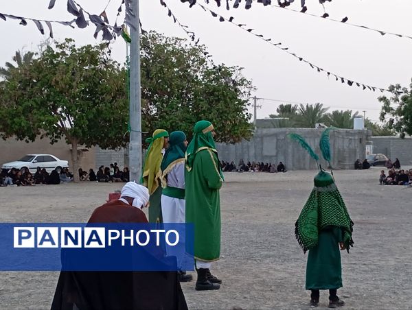 مراسم تعزیه‌‌‌خوانی دو طفلان زینب