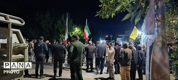تجدید پیمان مردمان کوی یکن آباد با ایران جان