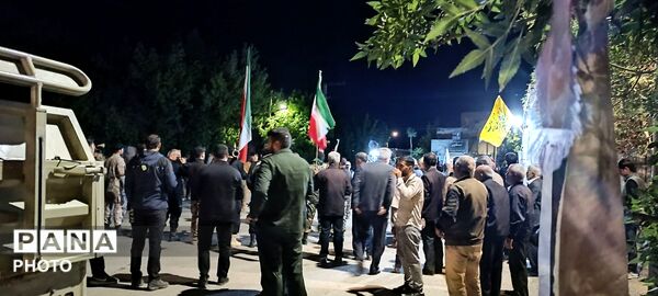 تجدید پیمان مردمان کوی یکن آباد با ایران جان
