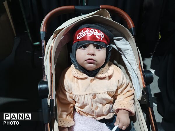 موکبِ کودک و نوجوانان در تجمعات شبانه شهر فارسان