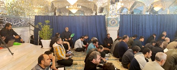 مراسم احیای شب نوزدهم رمضان در امام زاده سید عباس شهرستان بجنورد استان خراسان شمالی