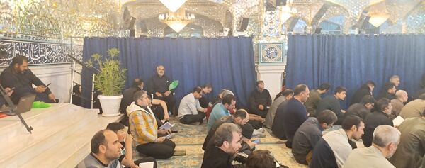 مراسم احیای شب نوزدهم رمضان در امام زاده سید عباس شهرستان بجنورد استان خراسان شمالی