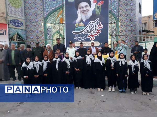 تجمع باشکوه مردم آشخانه در محکومیت اسرائیل و ترور شهید سیدحسن نصرالله 