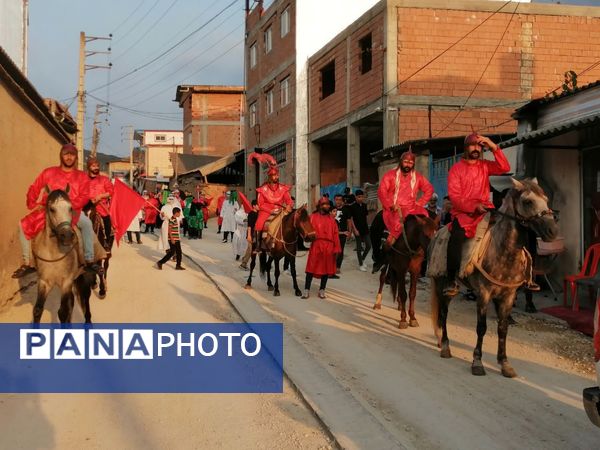 اجرای نمایش آیینی در روستای مهدیرجه گلوگاه 