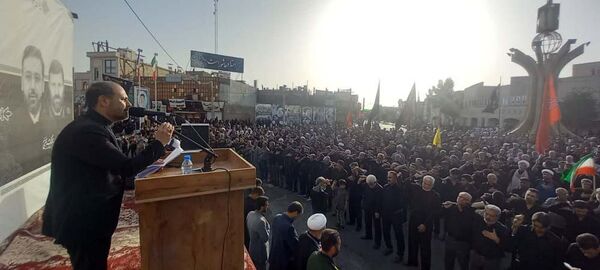 بم در سوگ رئیس‌جمهور مردمی، جهادی و انقلابی 
