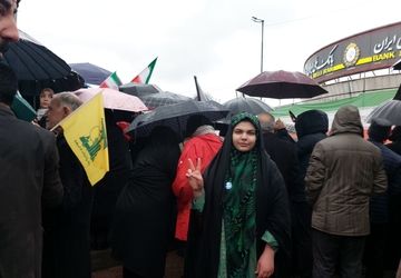 حماسه تبریز در زیر باران رحمت؛خروش ملت در ۲۲ بهمن ۱۴۰۴