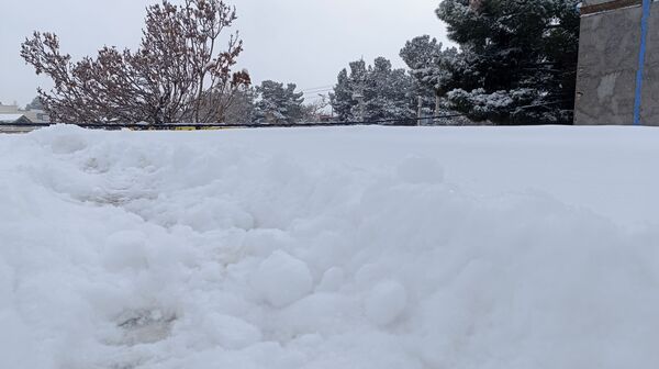 بارش زیبای برف پاییزی در شهرستان نیشابور 