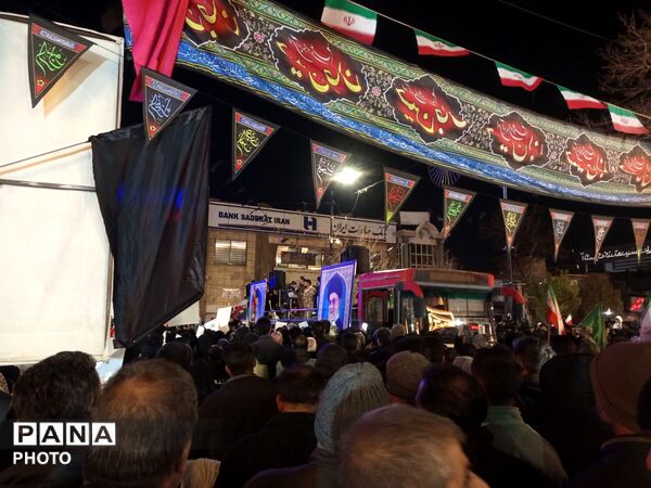 تجمع بزرگ مردم غیور و ولایتمدار نیشابور در خونخواهی از امام شهید