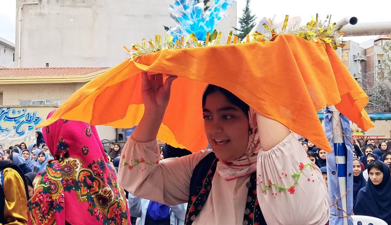 طلوع فرهنگ مازندران در دبیرستان شهید بهداشت قائمشهر