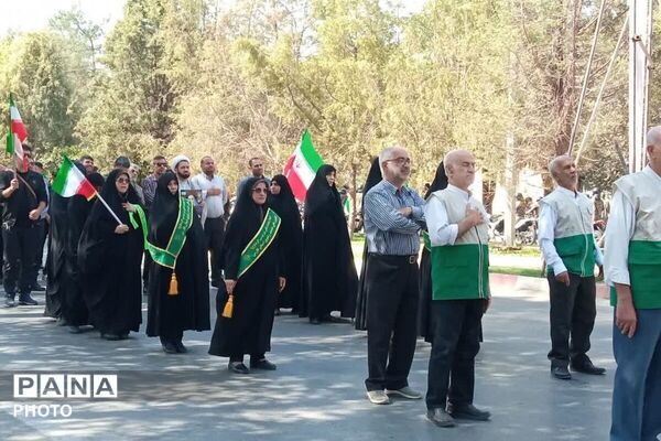 جلوه‌های غیرت مردم زرقان در رزمایش جان‌فدایان