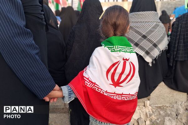 نمایش عظیم اقتدار جان‌فدایان ایران امام رضایی در باشت