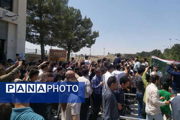 استقبال مردم کرمانشاه از آرین سلیمی قهرمان المپیک پاریس 