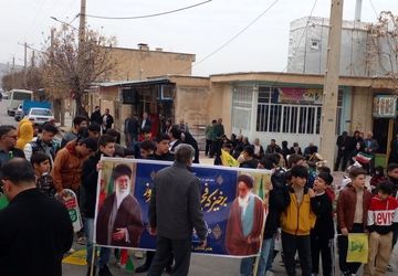 برگزاری راهپیمایی ۲۲ بهمن در شهر میمه 