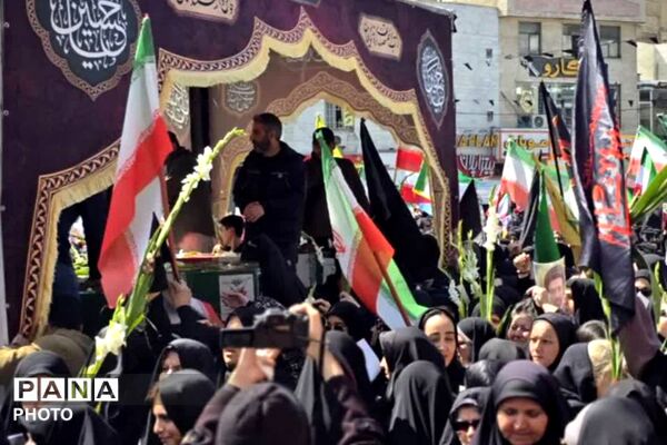شهر قدس میزبان پیکر ۸ شهید سرافراز
